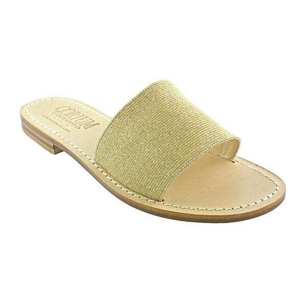 Fascetta - Sandalo glitter oro